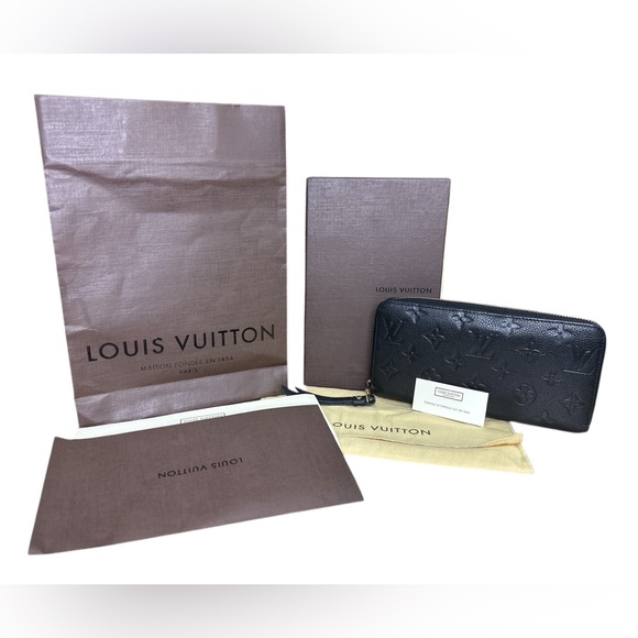 78 Louis Vuitton Zippy Black Empriente FULL SET - Picture 10 of 10